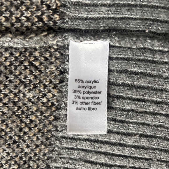 Maurices gray leopard cardigan SZ M - Picture 4 of 5